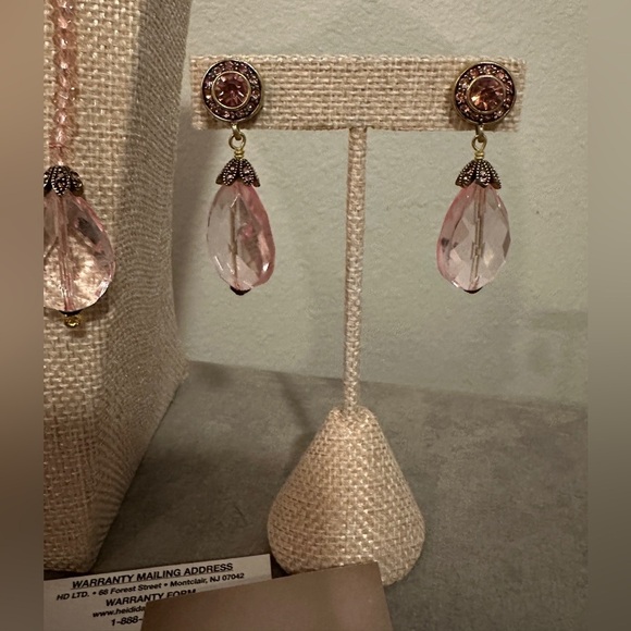 “Lux Be a Lady" Crystal Lariat Necklace and Pierced Earring Set by Heidi Daus - Picture 6 of 13